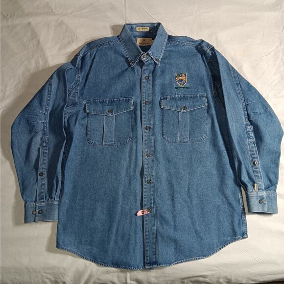 Browning Super Natural Men's Large Long Sleeve Button Down Shirt Top - Picture 2 of 10